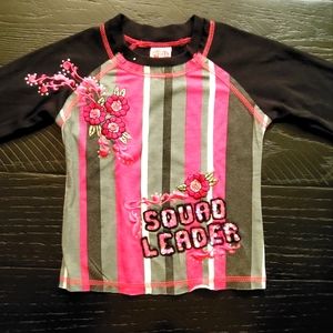 Lipstik Boutique - Embellished,beaded, embroidered long sleeve shirt size 4 EUC